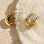Load image into Gallery viewer, 18 KT Bali Hoop earrings - Inaya Accessories