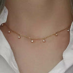 Load and play video in Gallery viewer, 18KT Gold Plated Rhinestone Necklace, Nia
