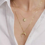 Load and play video in Gallery viewer, 18kt Gold Plated Sleek Layered Necklace, Serena
