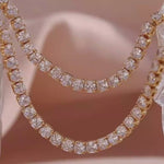 Load and play video in Gallery viewer, Rhinestone Tennis Necklace, Ruth

